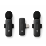 Mobicell Dual Wireless Lavalier Microphone System (2 Microphones)