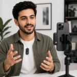 Mobicell Compact Magnetic Wireless Lavalier Microphone - Image 2
