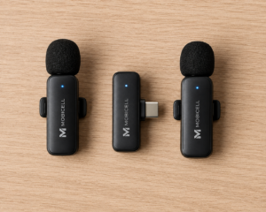 Mobicell Dual Wireless Lavalier Microphone System (2 Microphones) - Image 2